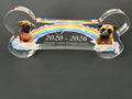 3/4" Thick Acrylic Dog Bone Memorial