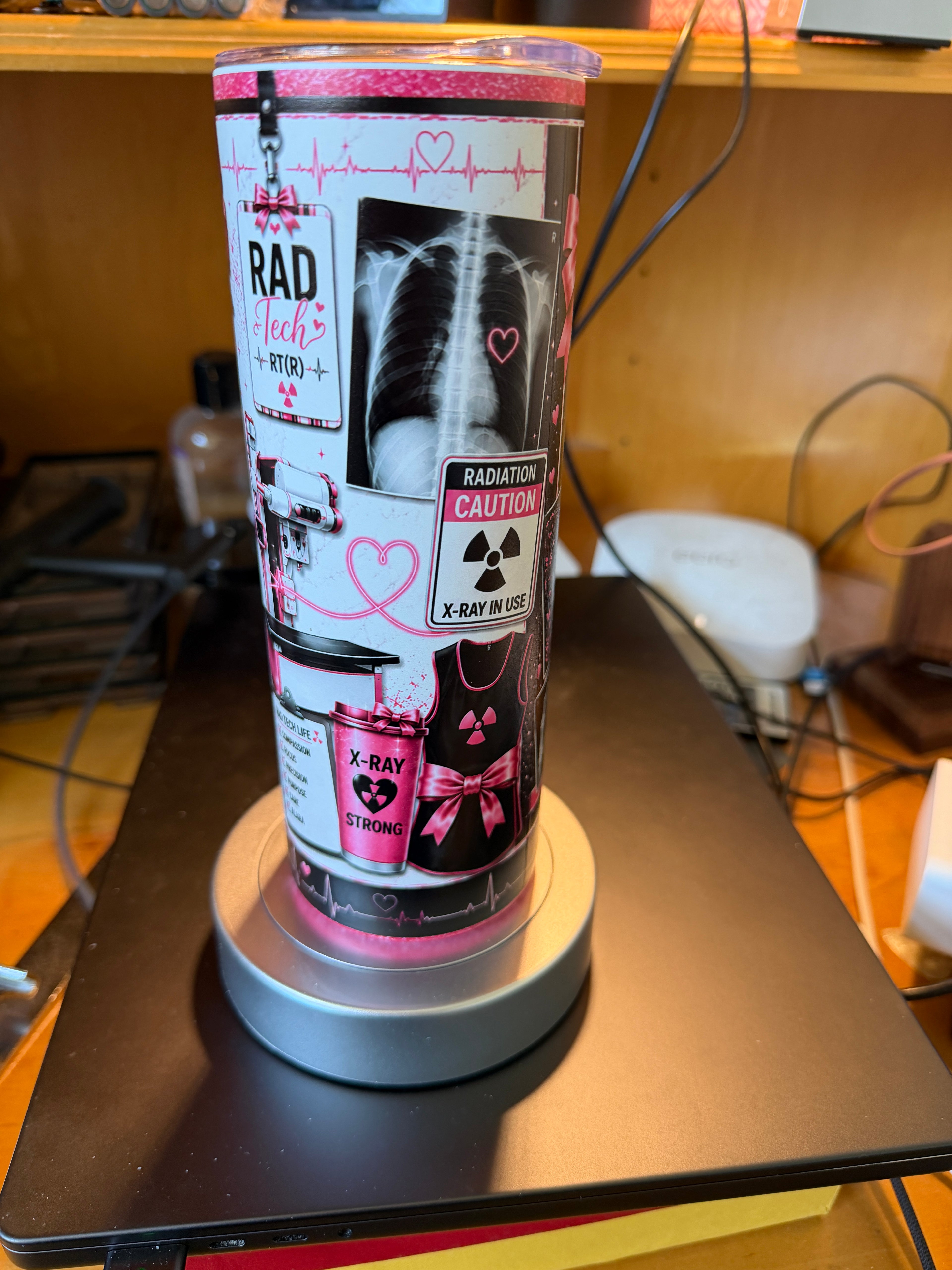 20 Oz. Skinny Full Wrap - Customizable - X-Ray Tech Tumbler
