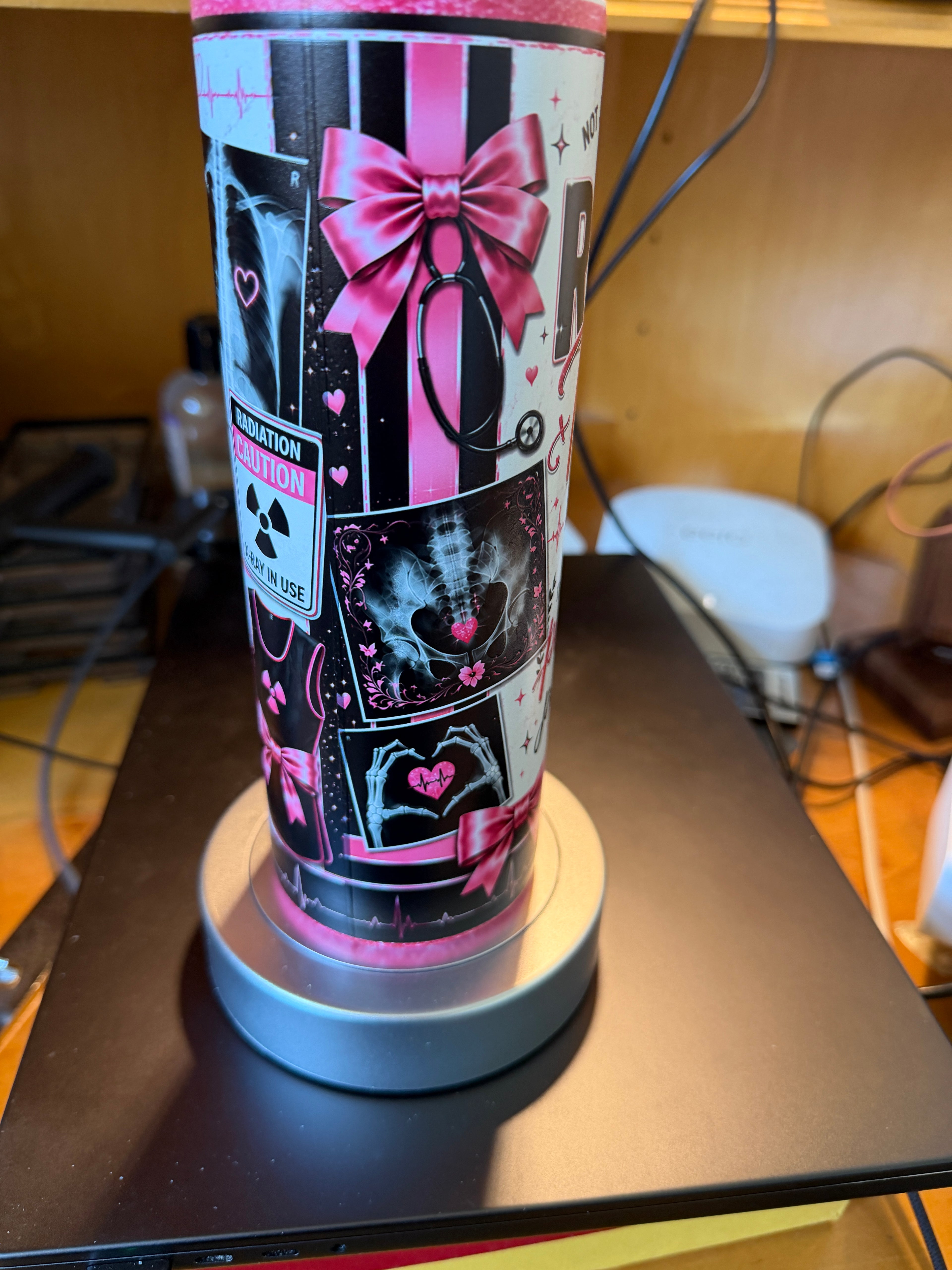 20 Oz. Skinny Full Wrap - Customizable - X-Ray Tech Tumbler
