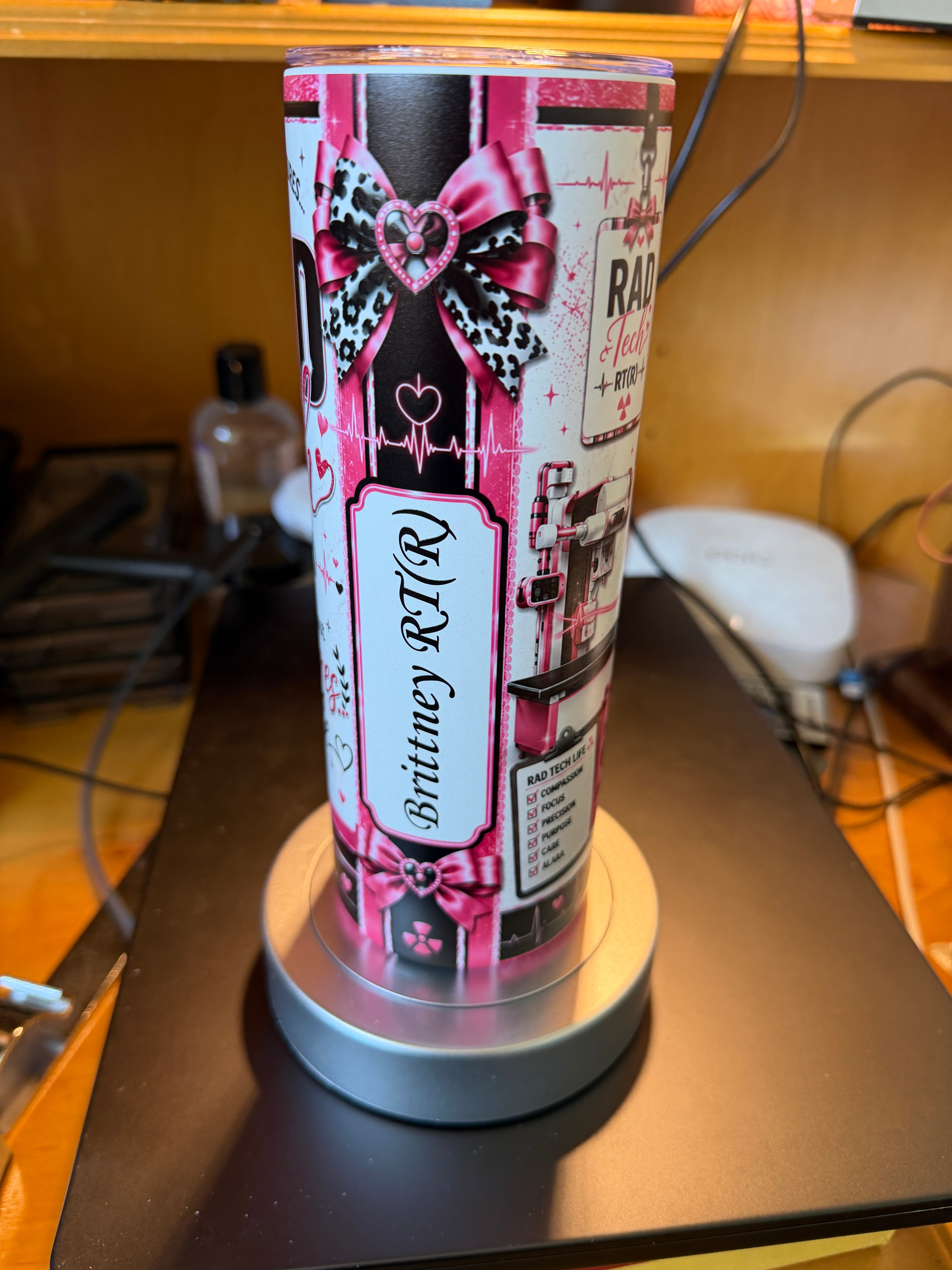 20 Oz. Skinny Full Wrap - Customizable - X-Ray Tech Tumbler
