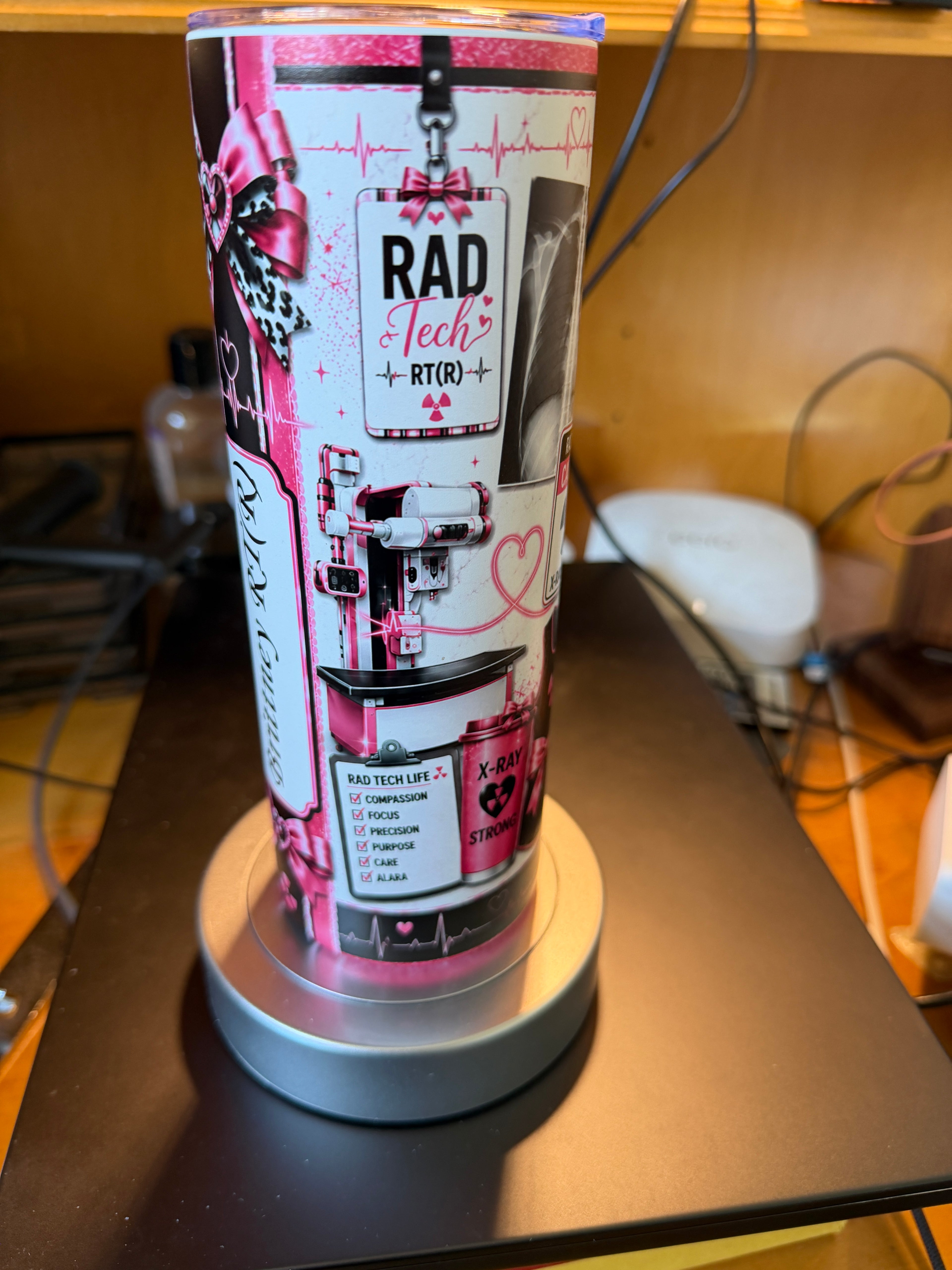 20 Oz. Skinny Full Wrap - Customizable - X-Ray Tech Tumbler
